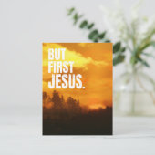 BUR ERSTER JESUS NATUR MORNING SONNENRISE POSTKARTE (Stehend Vorderseite)