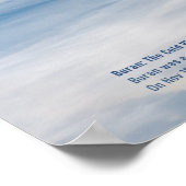 Buran: Legendary Soviet Shuttle in Flight Poster (Ecke)