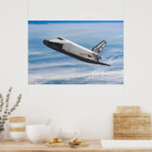 Buran: Legendary Soviet Shuttle in Flight Poster (Küche)