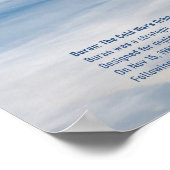 Buran: Legendary Soviet Shuttle in Flight Poster (Ecke)