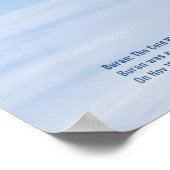 Buran Raumflugzeug: Wolkenabstieg Poster (Ecke)
