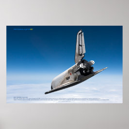 Buran Raumflugzeug: Wolkenabstieg Poster