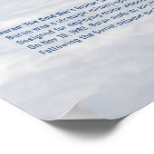 Buran Raumflugzeug: Wolkenabstieg Poster (Ecke)