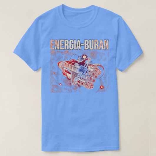 Buran Shuttle Energia Rocket T-Shirt (Design vorne)