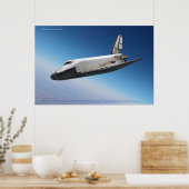 Buran-Shuttle: Majestätischer Atmosphärenabstieg Poster (Küche)
