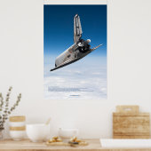Buran Shuttle: Majestic Atmospheric Descent Poster (Küche)