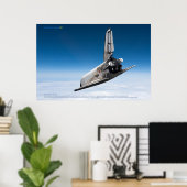 Buran Spaceplane: Cloud Descent Poster (Heimbüro)