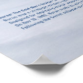 Buran Spaceplane Descending Through Clouds  Poster (Ecke)