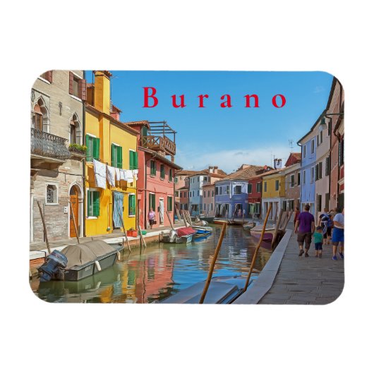 Burano. #2. magnet (Horizontal)