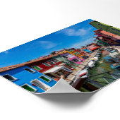 Burano-Häuser Poster (Ecke)