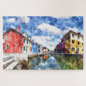 Burano Insel Colorado Puzzle (Horizontal)