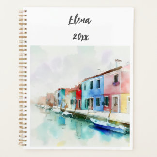 Burano Insel in der Nähe von Venedig Aussicht auf  Planer