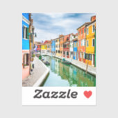 Burano, Italien Aufkleber (Blatt)