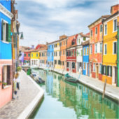 Burano, Italien Aufkleber (Vorderseite)