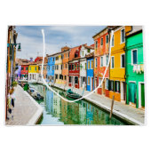 Burano, Italien Große Geschenktüte (Vorderseite)