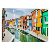 Burano, Italien Große Geschenktüte (Rückseite)