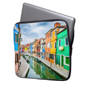 Burano, Italien Laptopschutzhülle (Vorderseite Links)