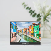 Burano, Italien Postkarte (Stehend Vorderseite)