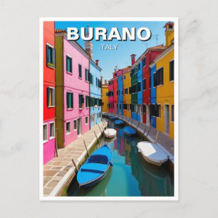 Burano Italien Postkarte