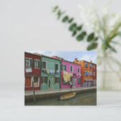 Burano, Italien Postkarte (Stehend Vorderseite)