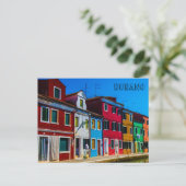 Burano Postcard Postkarte (Stehend Vorderseite)