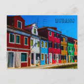 Burano Postcard Postkarte (Vorderseite)