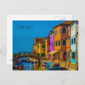 Burano Postcard Postkarte (Vorne/Hinten)