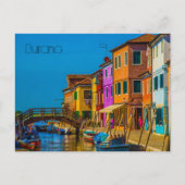 Burano Postcard Postkarte (Vorderseite)
