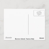 Burano Postkarte (Rückseite)