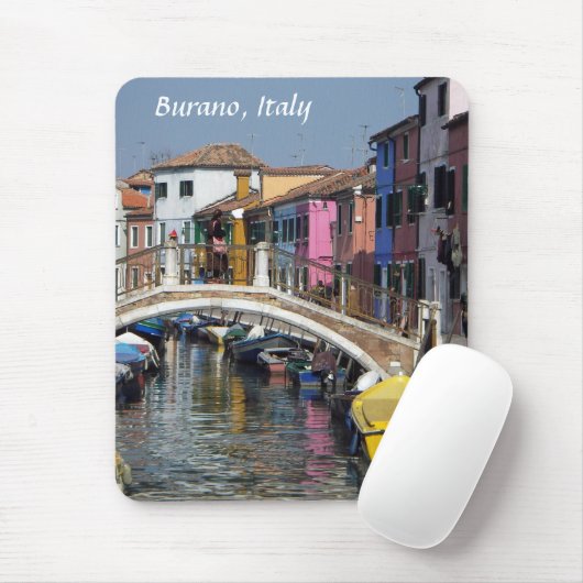 Burano; Spitze-Insel Mousepad (Mit Mouse)