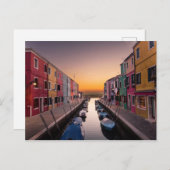 Burano, Venedig, Italien Postkarte (Vorne/Hinten)