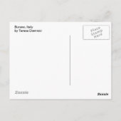 Burano, Venedig - Postkarte (Rückseite)