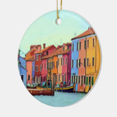 BURANO - Venezianische Lagune Venedig - Burano Keramik Ornament (Links)