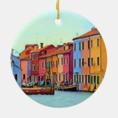 BURANO - Venezianische Lagune Venedig - Burano Keramik Ornament (Hinten)