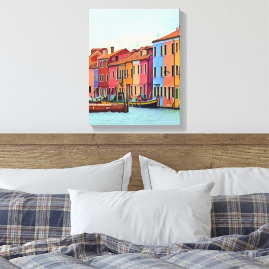 BURANO - Venezianische Lagune Venedig - Burano Leinwanddruck (Insitu (Schlafzimmer))