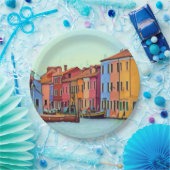 BURANO - Venezianische Lagune Venedig - Burano Pappteller (Party)