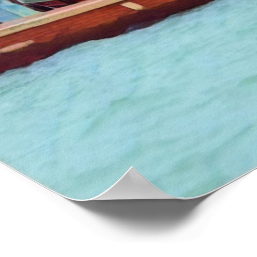 BURANO - Venezianische Lagune Venedig - Burano Poster (Ecke)