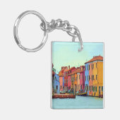 BURANO - Venezianische Lagune Venedig - Burano Schlüsselanhänger (Vorderseite links)
