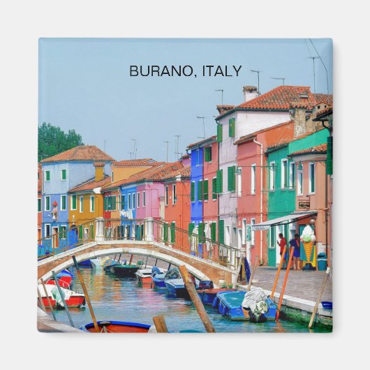 BURANO VENICE, ITALIEN (MAGNET) MAGNET (Vorne)
