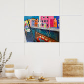 Burano Venice Italien Poster (Küche)