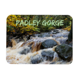 Burbage Brook in Full Spate, Padley Gorge, UK Magnet