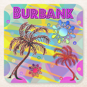 Burbank Happy and Hope Untersetzer