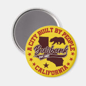 Burbank, Kalifornien Magnet (Vorderseite/Rückseite)