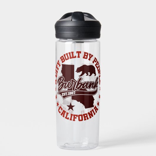 Burbank, Kalifornien Trinkflasche (Vorderseite)