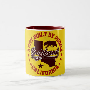 Burbank, Kalifornien Zweifarbige Tasse