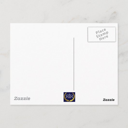 Burbank Nightscape, Burbank, CA Postkarte (Rückseite)