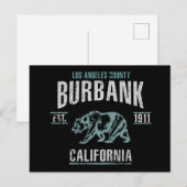 Burbank Postkarte (Vorne/Hinten)