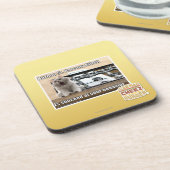 Burbon St.-Balkon Kitteh Untersetzer (Linke Seite)