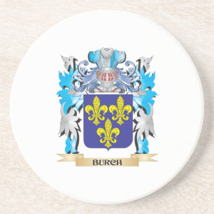 Burch Wappen Sandstein Untersetzer