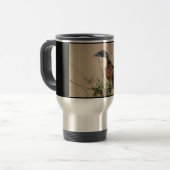 Burchell's Coucal Reisebecher (Vorderseite Links)